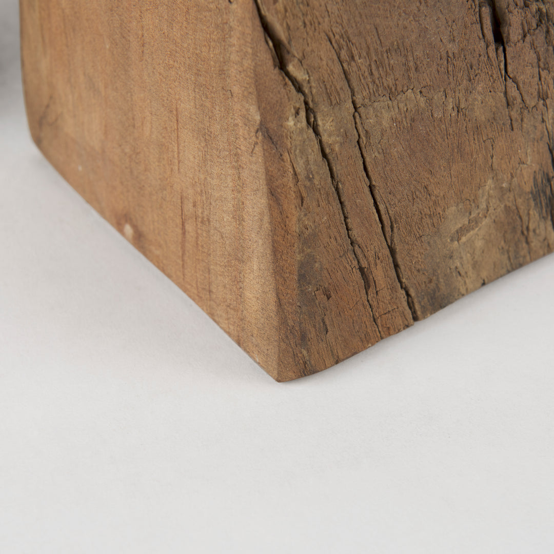 Incana Handmade Reclaimed Wooden Bookends Decor Mercana