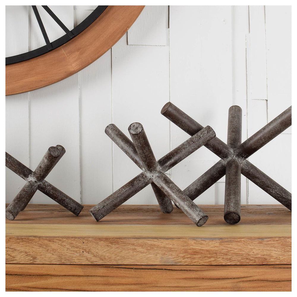 Astericks III (Small) 6L x 6W Brown Metal Decor Object Decor Mercana