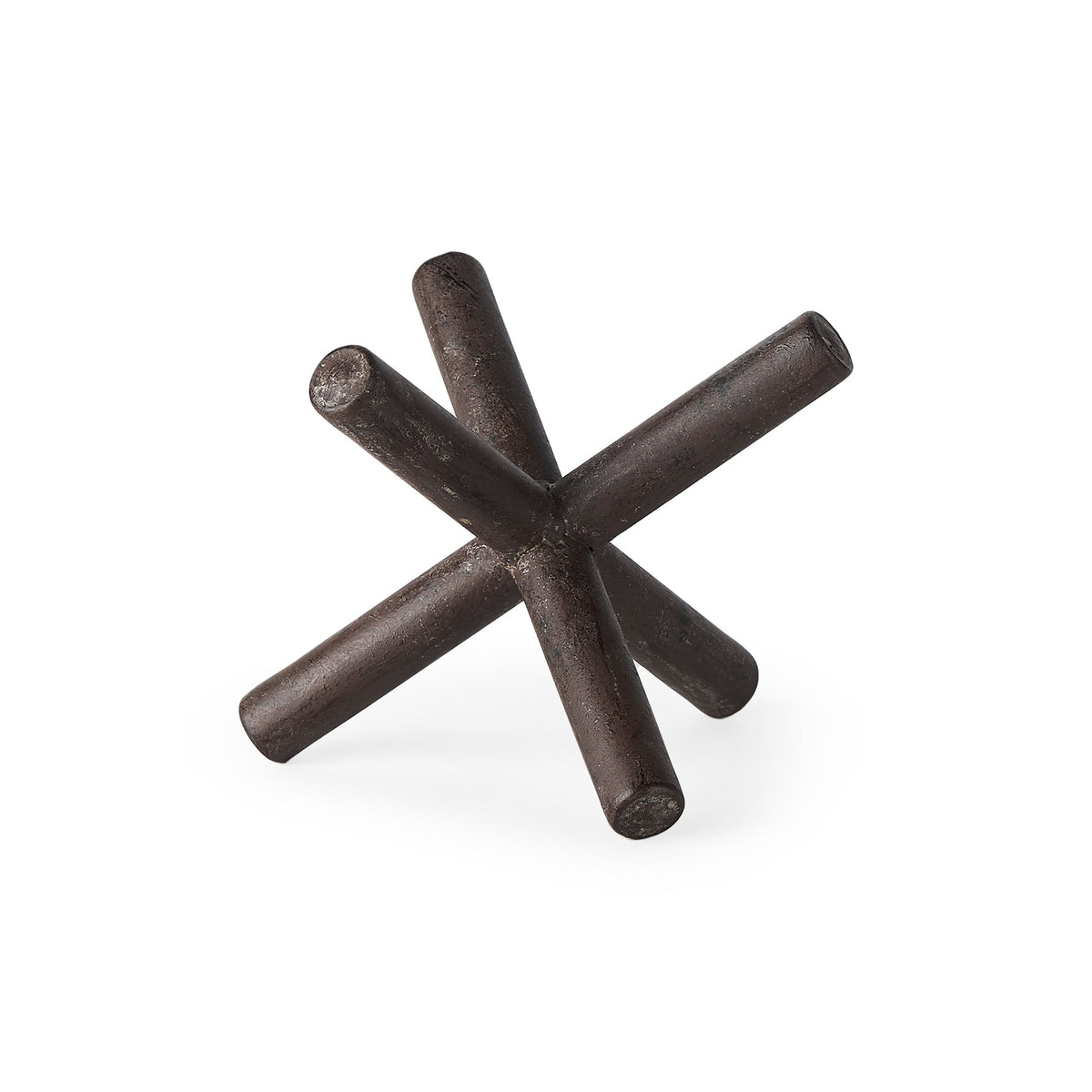 Astericks II (Medium) Brown Metal Decor Object Decor Mercana #medium