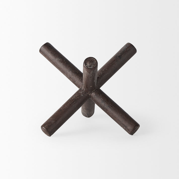 Astericks III (Small) 6L x 6W Brown Metal Decor Object Decor Mercana