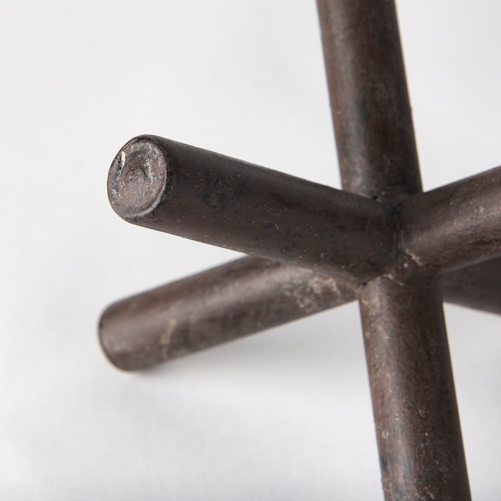 Astericks III (Small) 6L x 6W Brown Metal Decor Object Decor Mercana