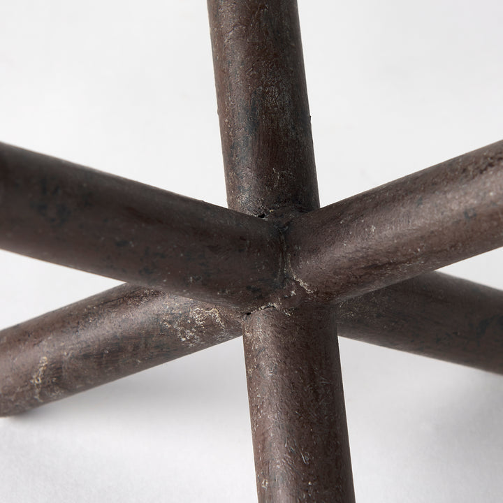 Astericks III (Small) 6L x 6W Brown Metal Decor Object Decor Mercana