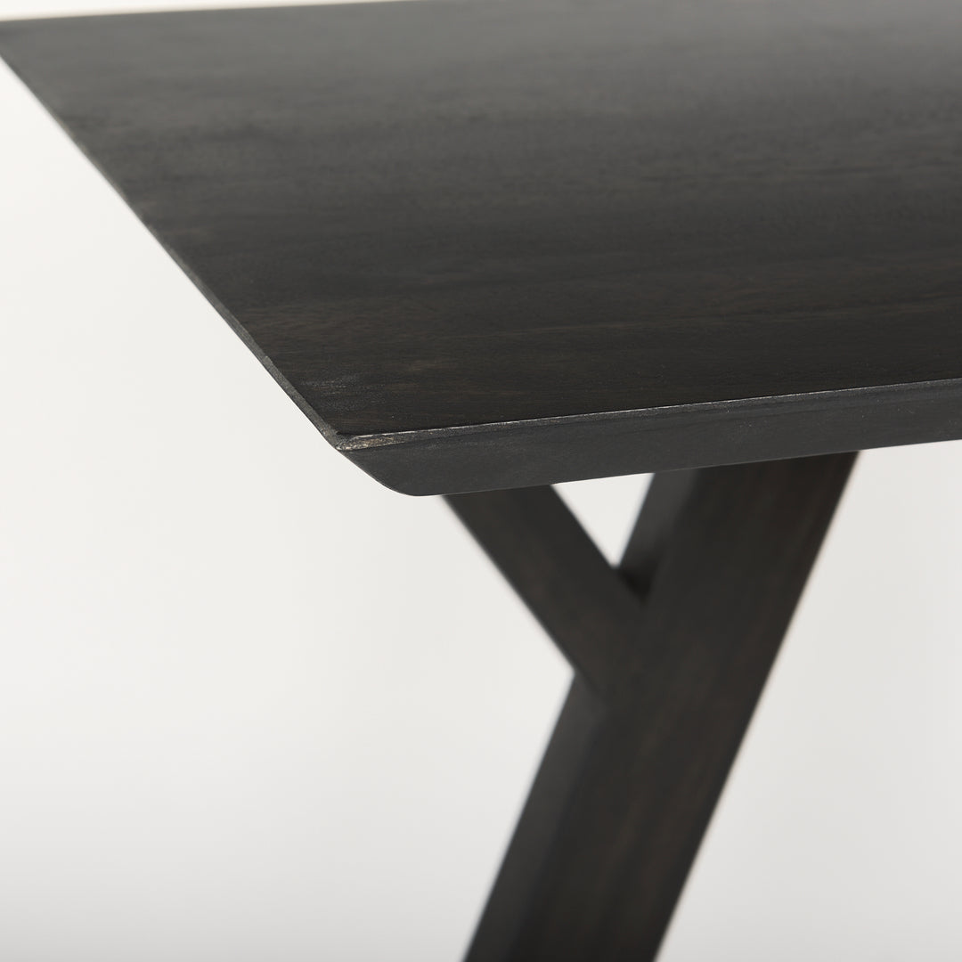 Jennings Dark Brown Wood Console Table Dining Room Mercana