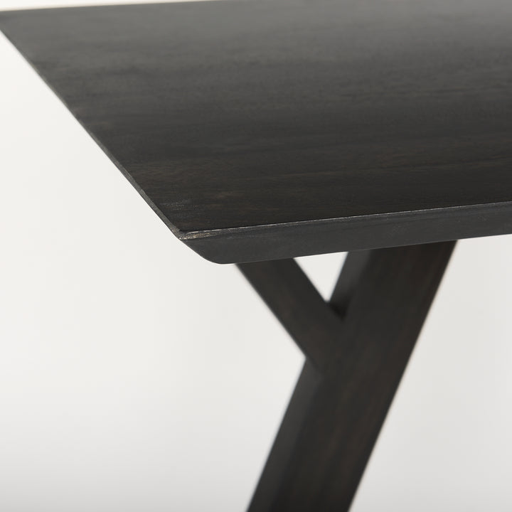 Jennings Dark Brown Wood Console Table Dining Room Mercana