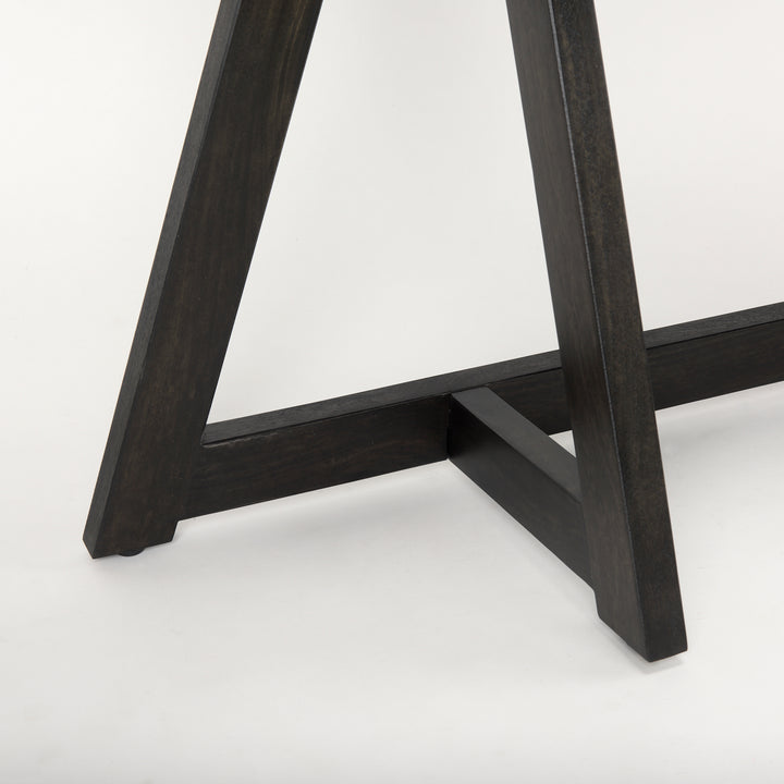 Jennings Dark Brown Wood Console Table Dining Room Mercana
