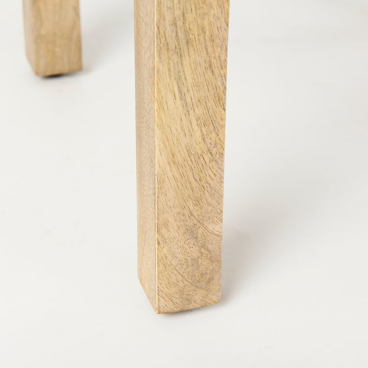 Candace Light Wood Bridge Accent Table Dining Room Mercana