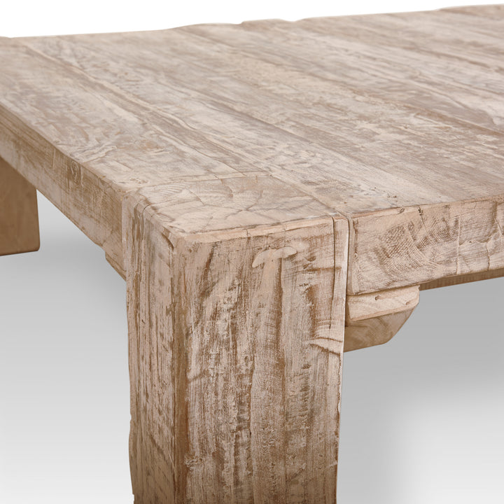 McArthur 48x48 Square Reclaimed Solid Wood Coffee Table Living Room Mercana