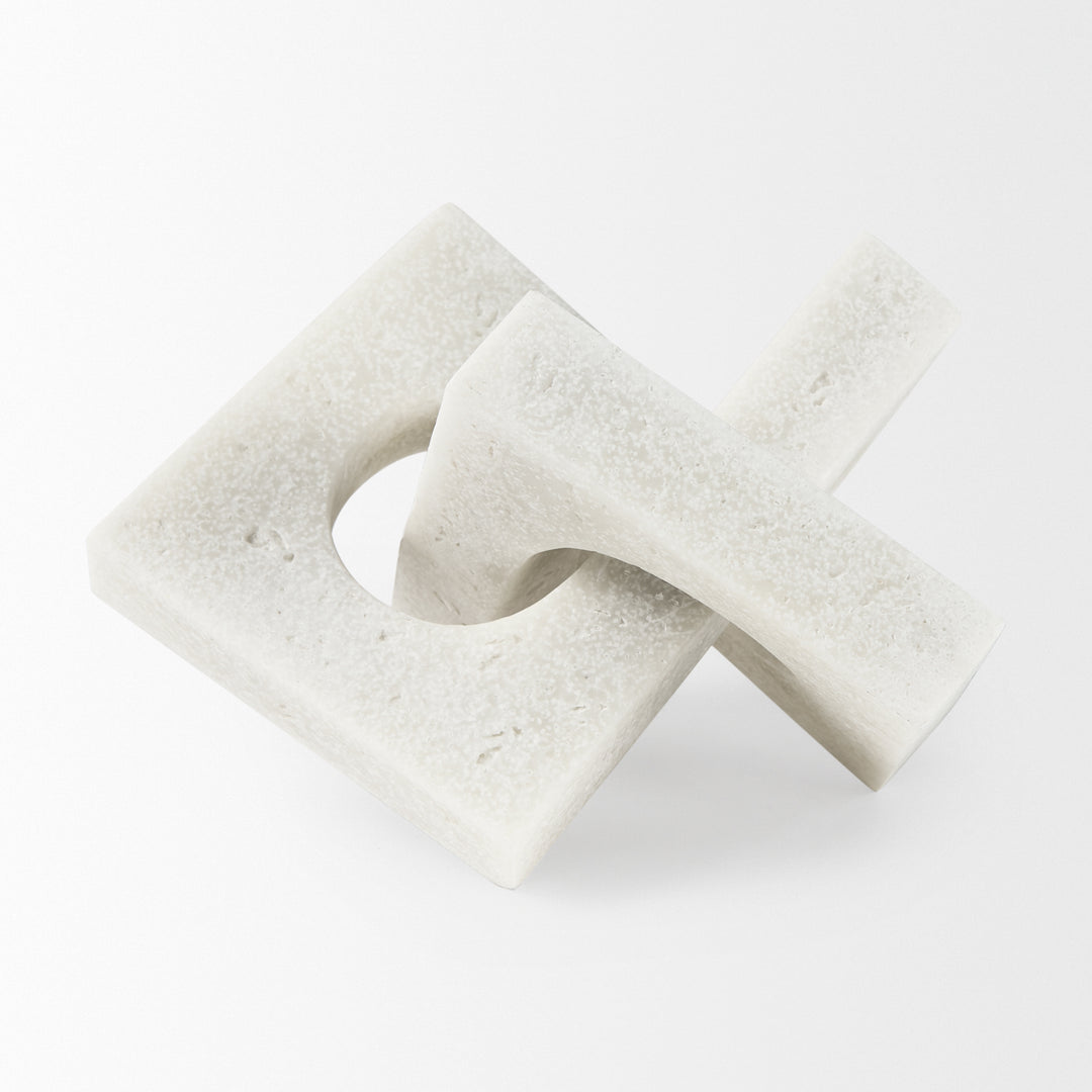 Linx Small Granite Resin Sculpture Decorative Object Decor Mercana