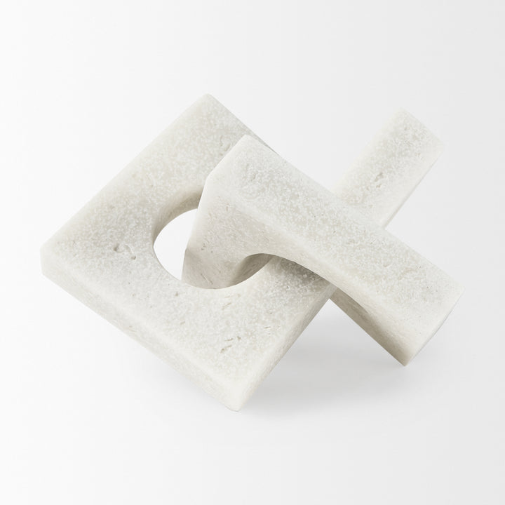 Linx Small Granite Resin Sculpture Decorative Object Decor Mercana
