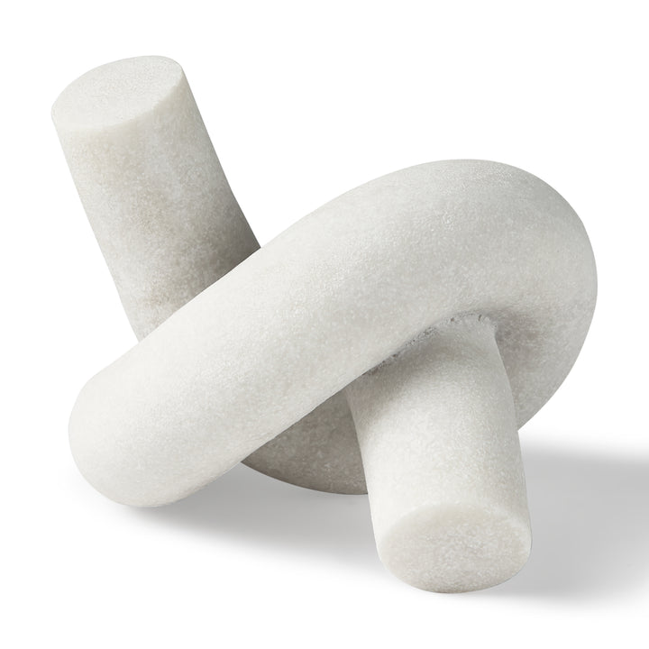 Otto Granite Resin Small Knot Sculpture Decorative Object Decor Mercana