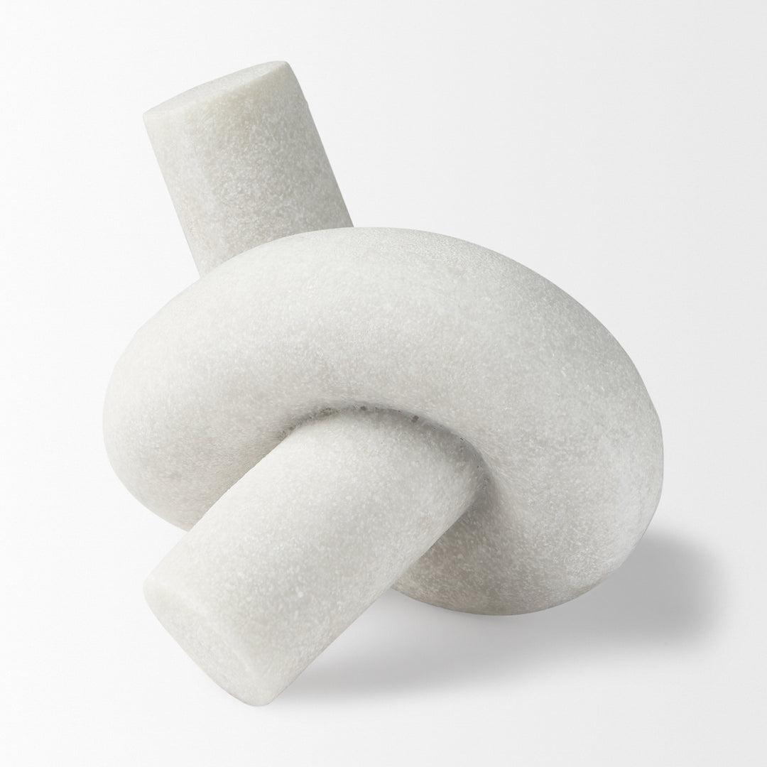 Otto Granite Resin Small Knot Sculpture Decorative Object Decor Mercana