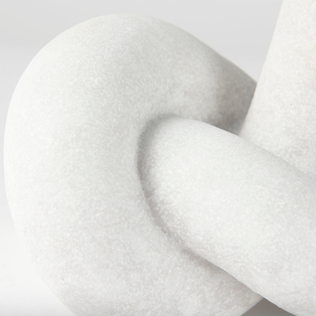 Otto Granite Resin Small Knot Sculpture Decorative Object Decor Mercana