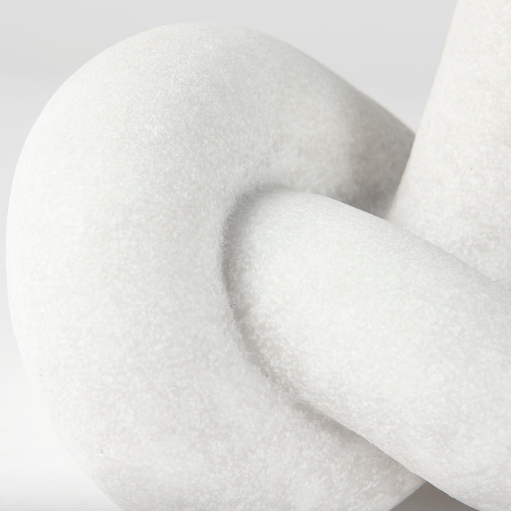 Otto Granite Resin Small Knot Sculpture Decorative Object Decor Mercana