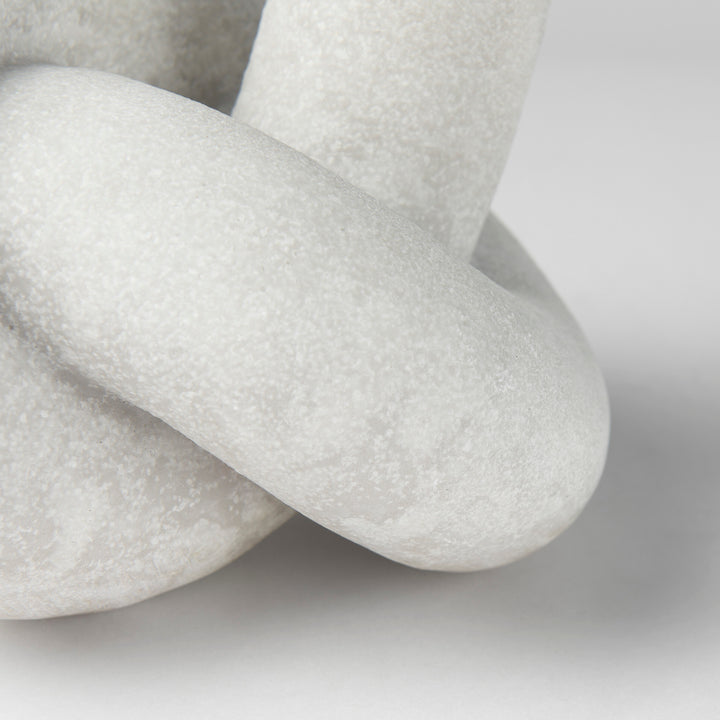 Otto Granite Resin Small Knot Sculpture Decorative Object Decor Mercana