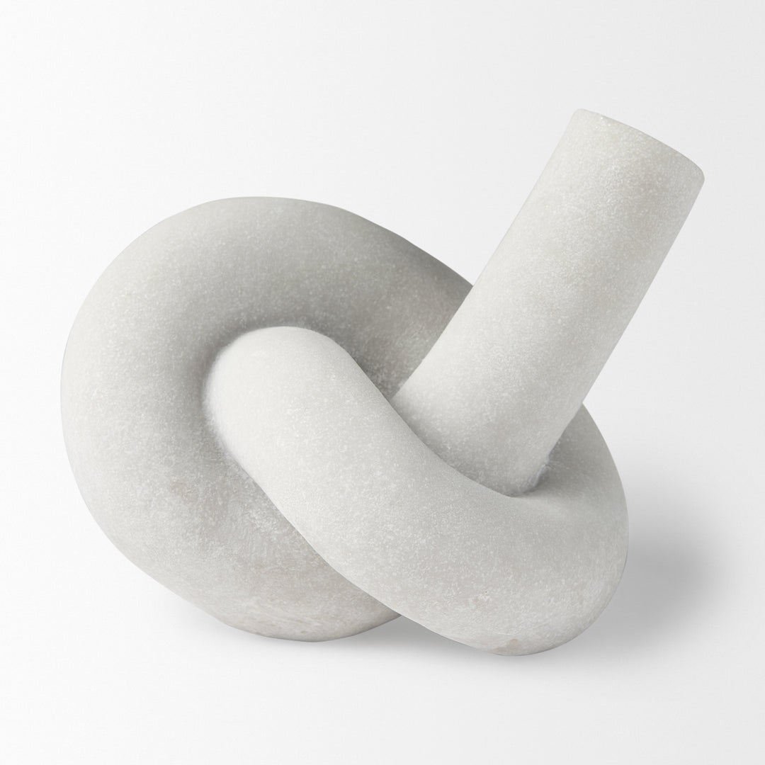 Otto Granite Resin Large Knot Sculpture Decorative Object Decor Mercana