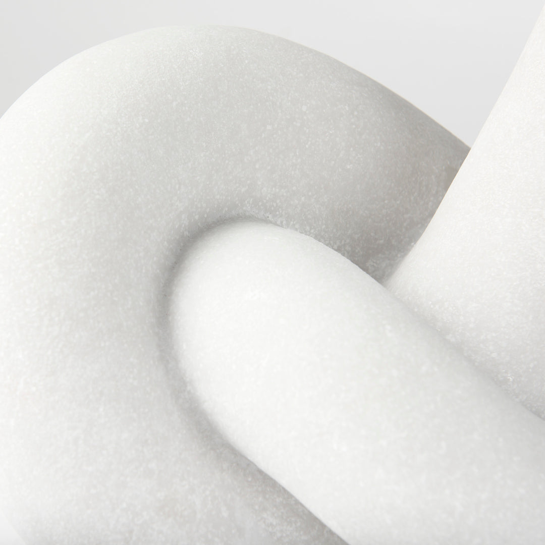Otto Granite Resin Large Knot Sculpture Decorative Object Decor Mercana