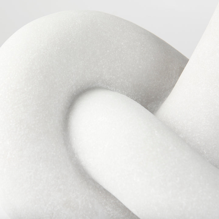 Otto Granite Resin Large Knot Sculpture Decorative Object Decor Mercana