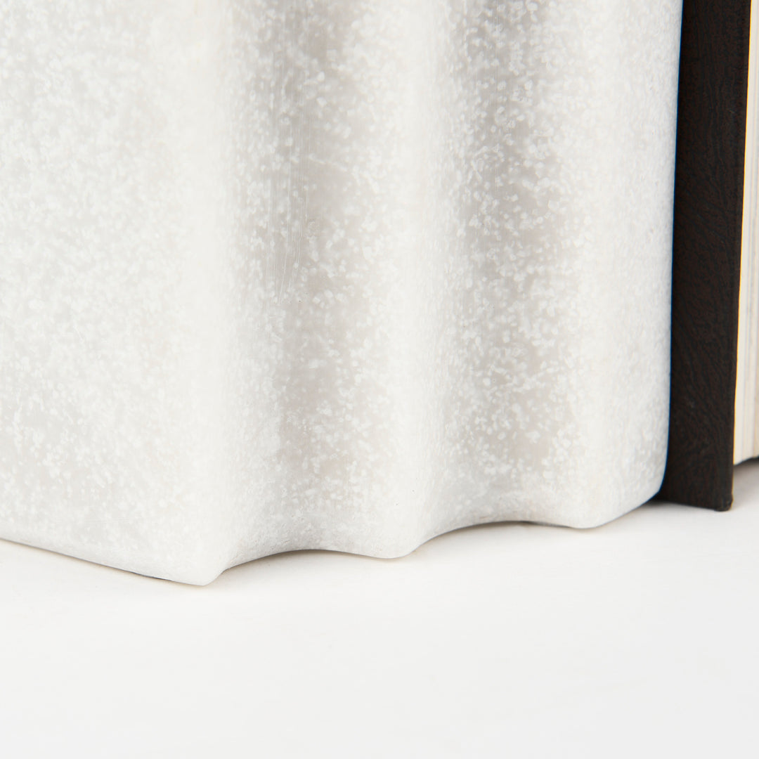 Empire Granite Resin Arc Book End Set Decor Mercana