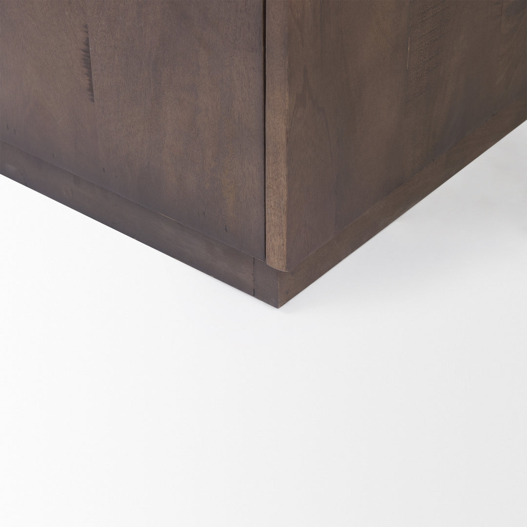 West Wooden Angular Sideboard Dining Room Mercana