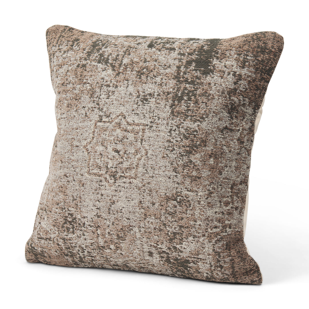 Khloe Taupe Square Pillow Cover Decor Mercana