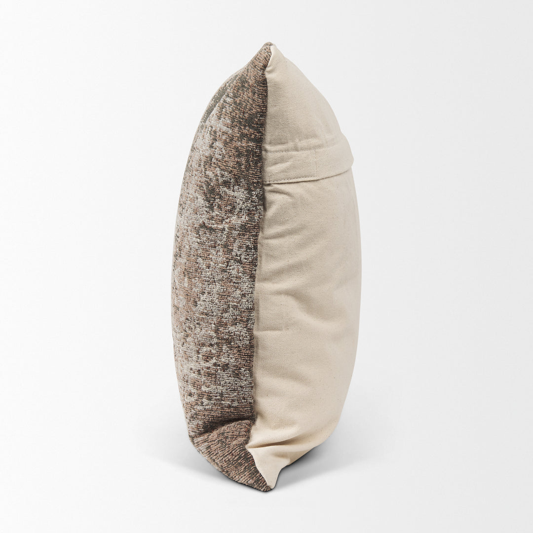 Khloe Taupe Square Pillow Cover Decor Mercana