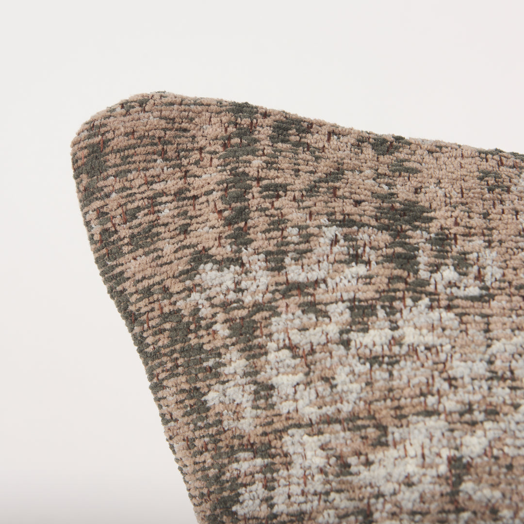 Khloe Taupe Square Pillow Cover Decor Mercana