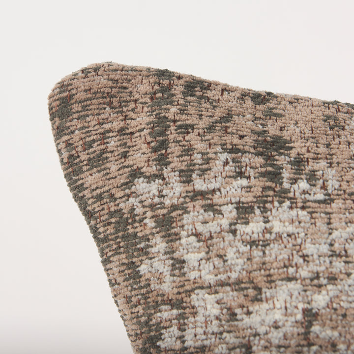 Khloe Taupe Square Pillow Cover Decor Mercana