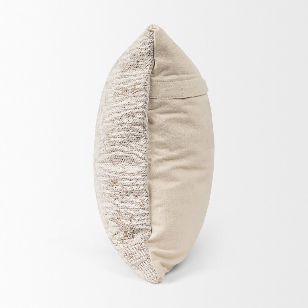 Khloe Cream Square Pillow Cover Decor Mercana