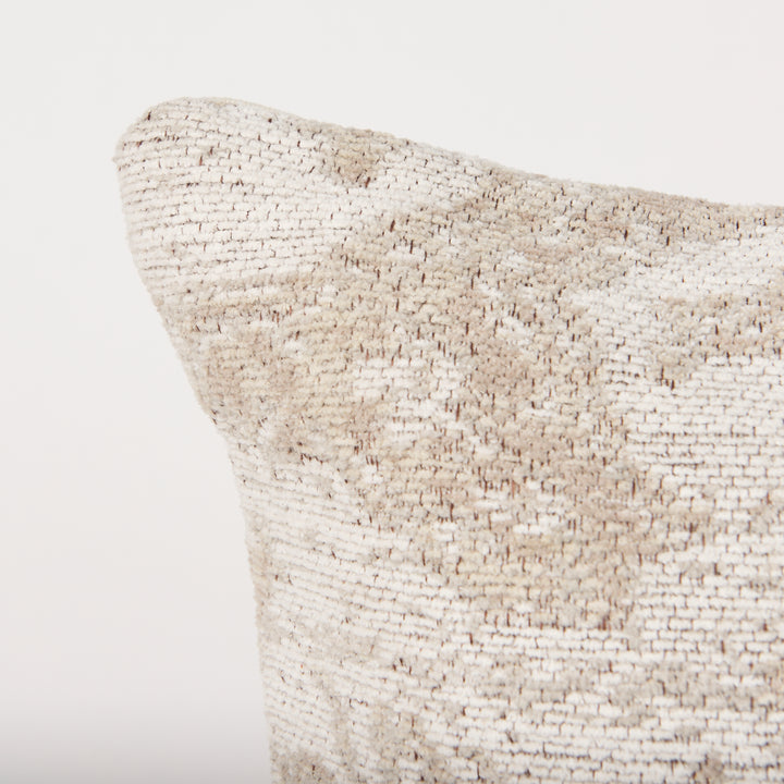 Khloe Cream Square Pillow Cover Decor Mercana