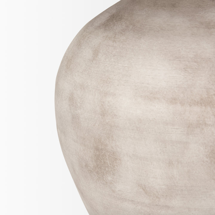 Marvin Taupe Ceramic Table Lamp Decor Mercana