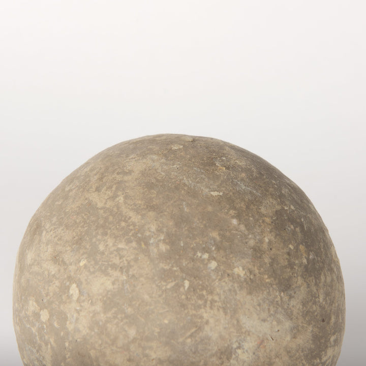 Sunita Set of 3 Gray Paper Mache Orbs Decor Mercana