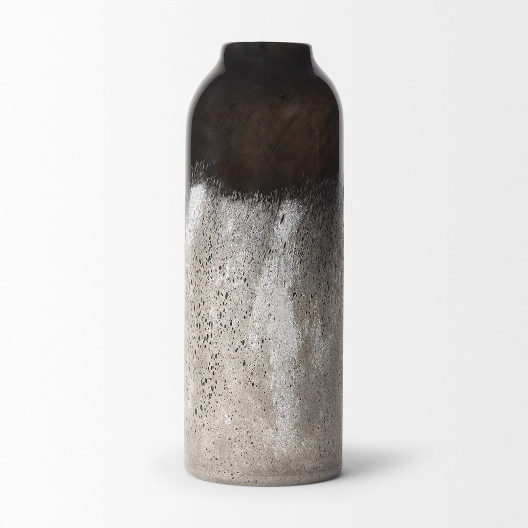 Emu Tall Black w/ Gray Vase Decor Mercana