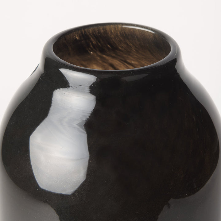 Emu Tall Black w/ Gray Vase Decor Mercana