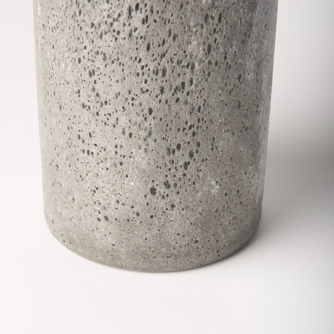 Emu Tall Black w/ Gray Vase Decor Mercana