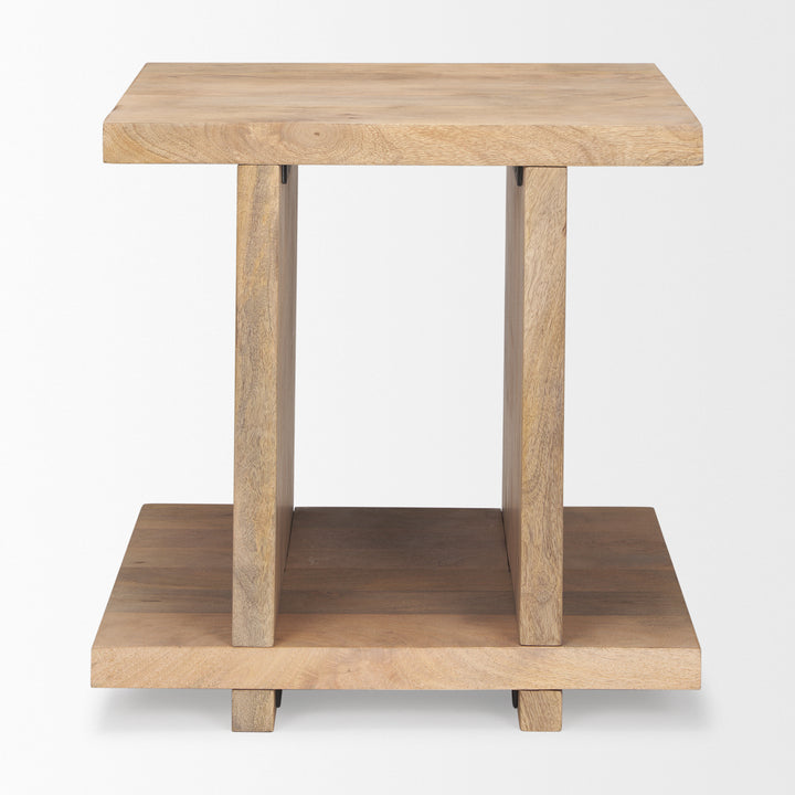 Nohr Light Brown Accent Table Dining Room Mercana