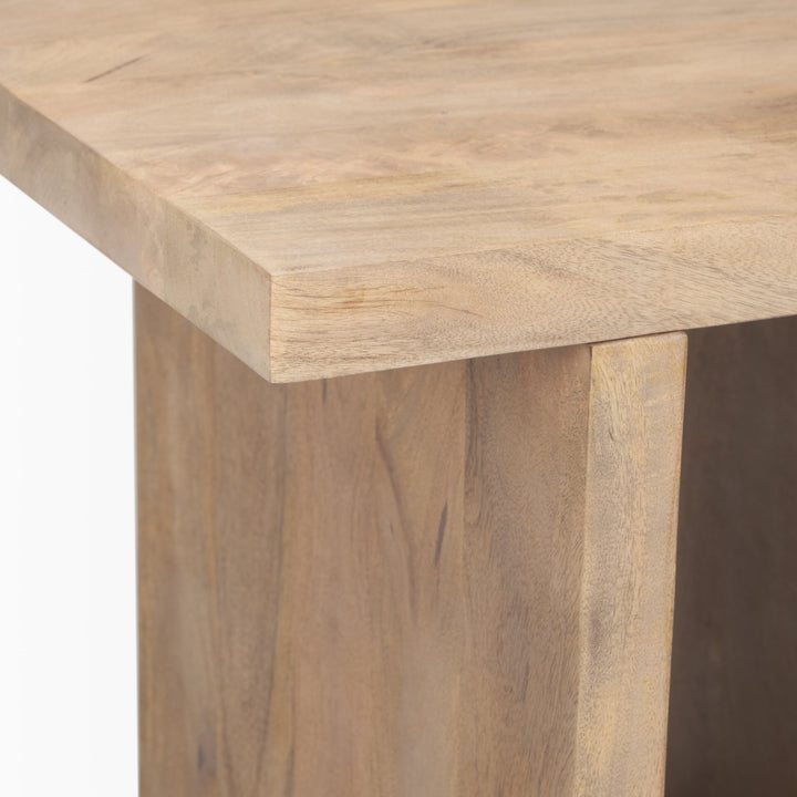 Nohr Light Brown Accent Table Dining Room Mercana