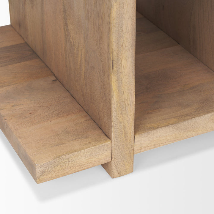 Nohr Light Brown Accent Table Dining Room Mercana