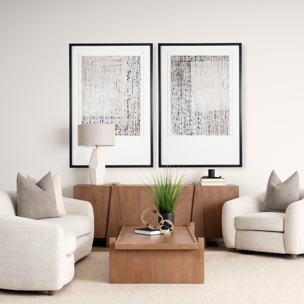 Eula Medium Brown Wood 4-Door Sideboard Dining Room Mercana