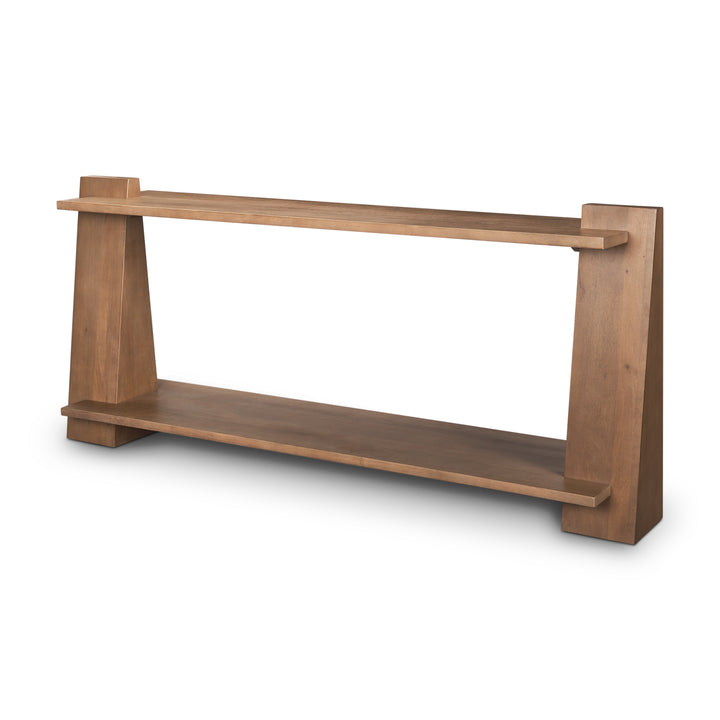 Eula Medium Brown Wood Console Table Dining Room Mercana