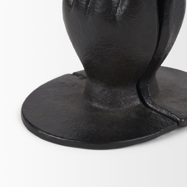 Praying Hands Bronze Cast Iron Book Ends Decor Mercana
