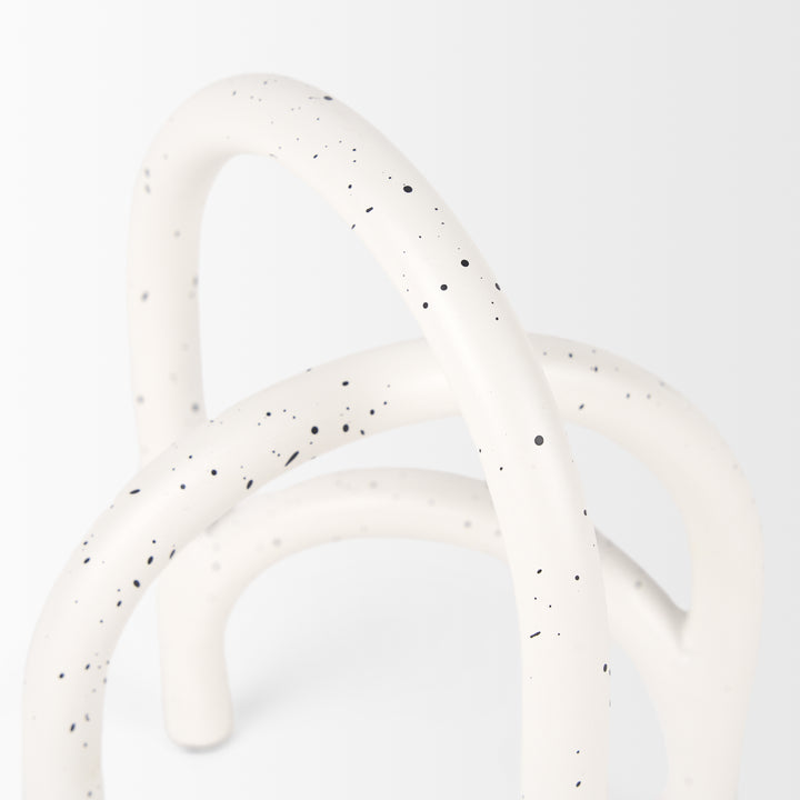 Springe White & Gray Speckled Arch Decorative Object (Set of 2) Decor Mercana