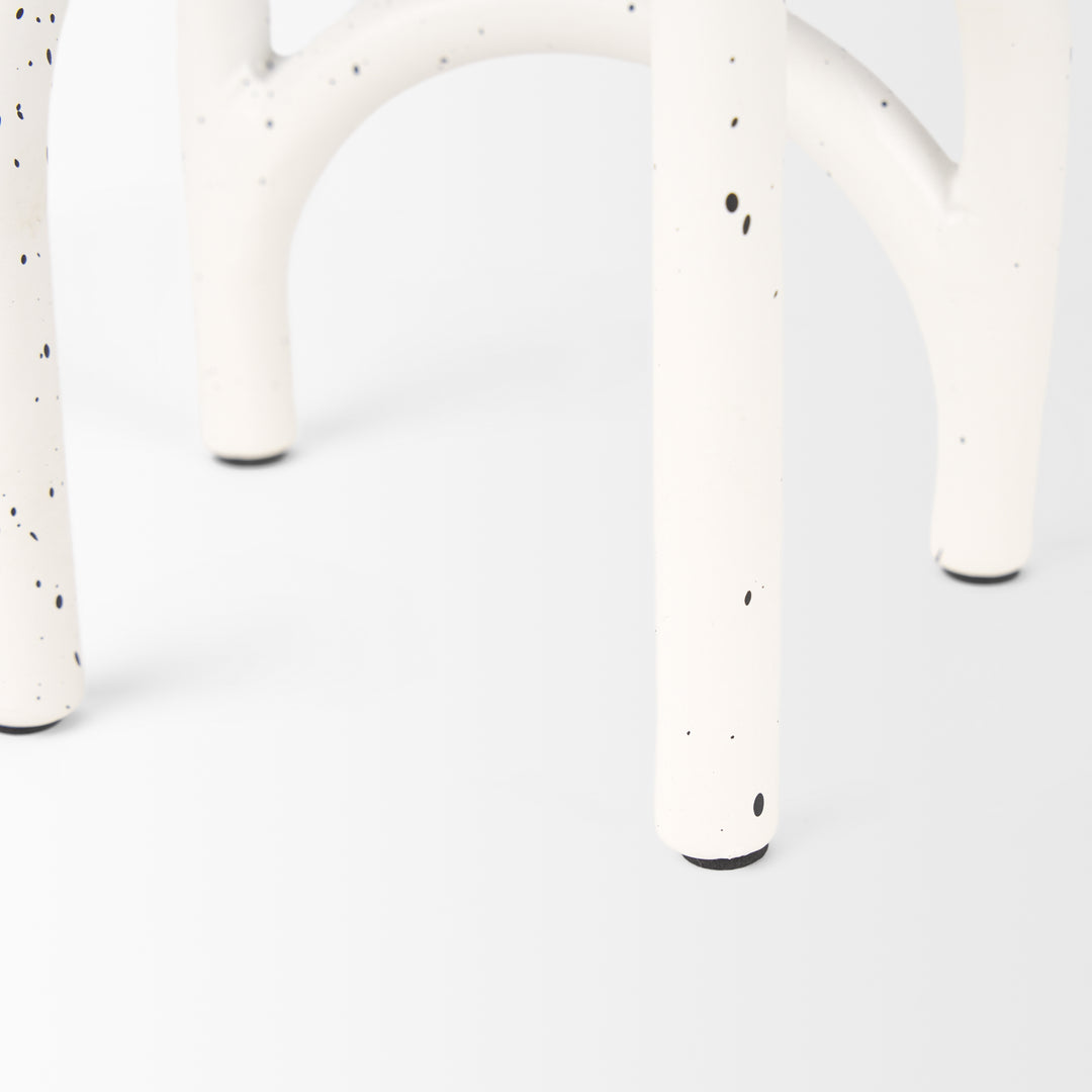 Springe White & Gray Speckled Arch Decorative Object (Set of 2) Decor Mercana
