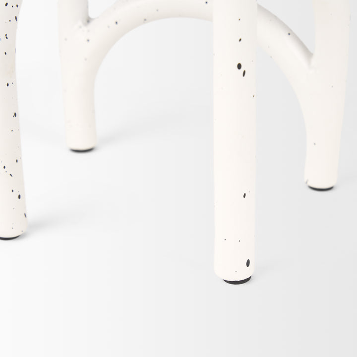 Springe White & Gray Speckled Arch Decorative Object (Set of 2) Decor Mercana
