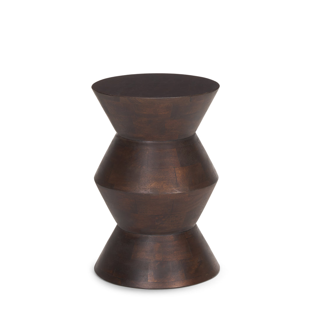 Odessa Dark Brown Wood Accent Table Dining Room Mercana