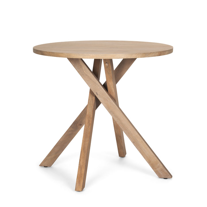Solana Light Brown Wood Foyer Table Dining Room Mercana