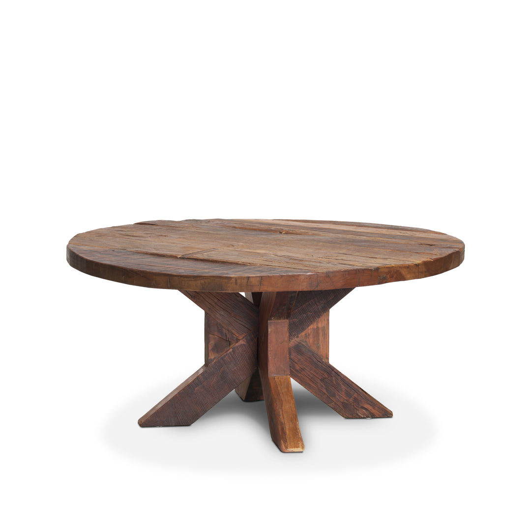 Heidi Reclaimed Brown Wooden Coffee Table Living Room Mercana