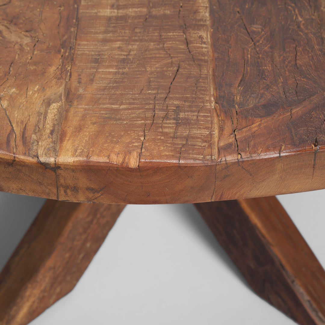 Heidi Reclaimed Brown Wooden Coffee Table Living Room Mercana