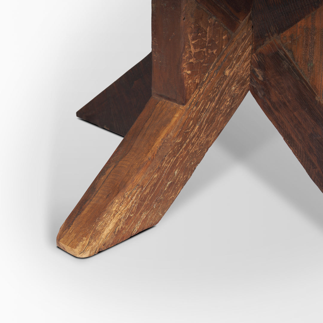Heidi Reclaimed Brown Wooden Coffee Table Living Room Mercana