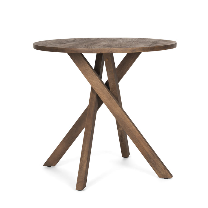 Solana Medium Brown Wood Foyer Table Dining Room Mercana