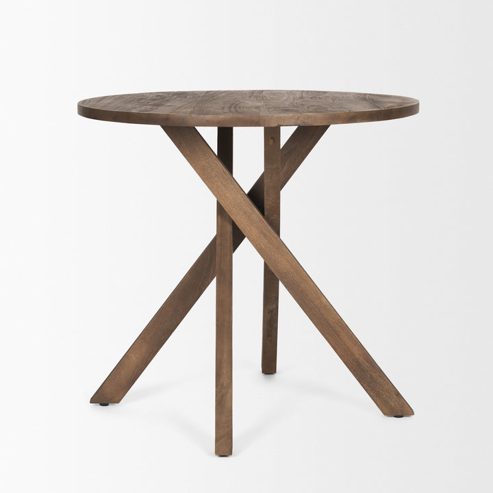 Solana Medium Brown Wood Foyer Table Dining Room Mercana